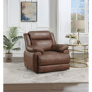  Coaster Furniture Ellington 508283 Upholstered Padded Arm Accent Chair - Dark Brown IMAGE 9