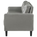  Coaster Furniture Ruth 508365 Upholstered Track Arm Sofa - Grey IMAGE 5
