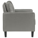  Coaster Furniture Ruth 508367 Upholstered Track Arm Accent Chair - Grey IMAGE 8