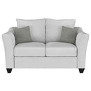  Coaster Furniture Salizar 508582 Upholstered Flared Arm Loveseat - Sand IMAGE 2