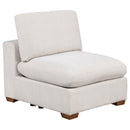  Coaster Furniture Lakeview 551461-SET 6 pc Upholstered Modular Sectional Sofa - Ivory IMAGE 2