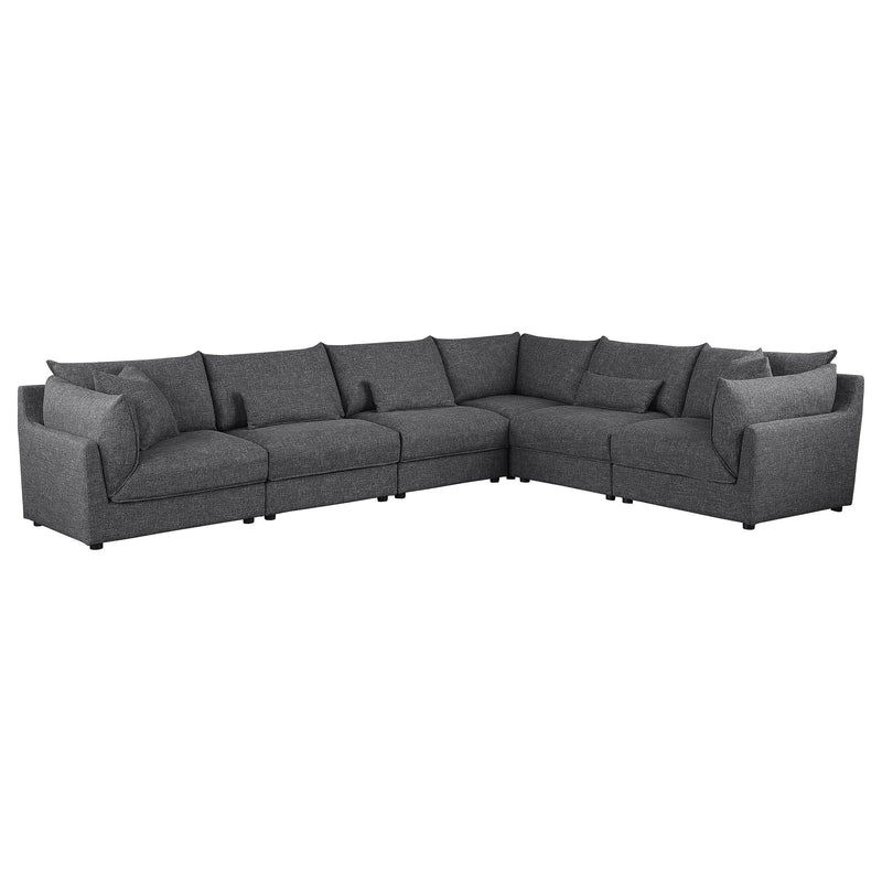 Coaster Furniture Sasha Fabric 6 pc Sectional 551681-SET IMAGE 1