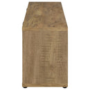  Coaster Furniture Tabby 701702-SET 3-Piece Entertainment Center With 60" TV Stand - Mango IMAGE 5