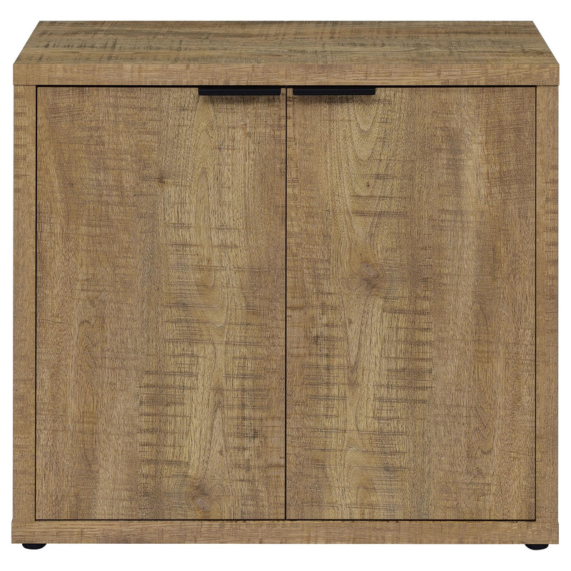 Coaster Furniture Pepita 950394 2-Door Engineered Wood Accent Cabinet with Adjustable Shelves - Mango Brown IMAGE 4