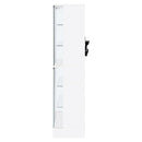  Coaster Furniture Cabra 950397 4-door LED Curio Display Cabinet - White High Gloss IMAGE 6