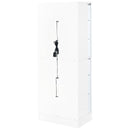  Coaster Furniture Cabra 950397 4-door LED Curio Display Cabinet - White High Gloss IMAGE 9