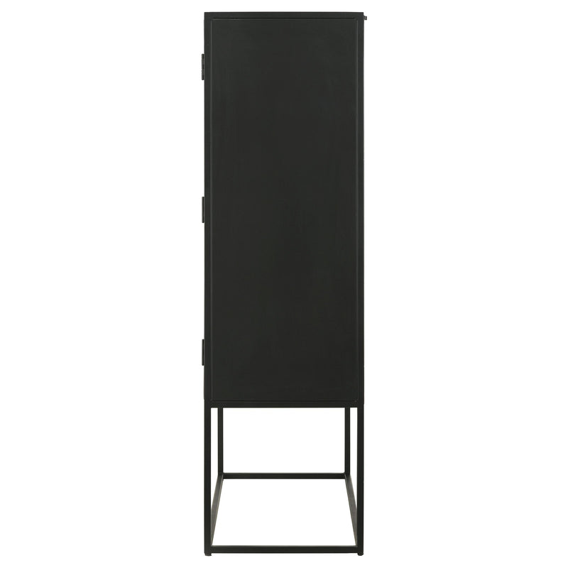 Coaster Furniture Jenna 953581 2-door Accent Cabinet - Black IMAGE 8