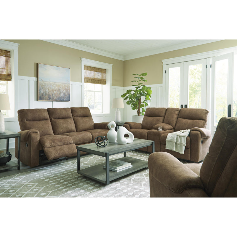 Signature Design by Ashley Edenwold Reclining Leather Look Loveseat with Console 1380594 IMAGE 12