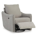  Signature Design by Ashley McBurg 4480228 Swivel Power Recliner IMAGE 2