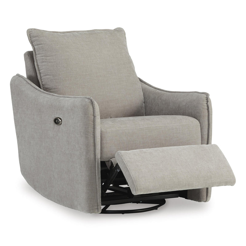 Signature Design by Ashley McBurg Power Swivel Fabric Recliner 4480228 IMAGE 2