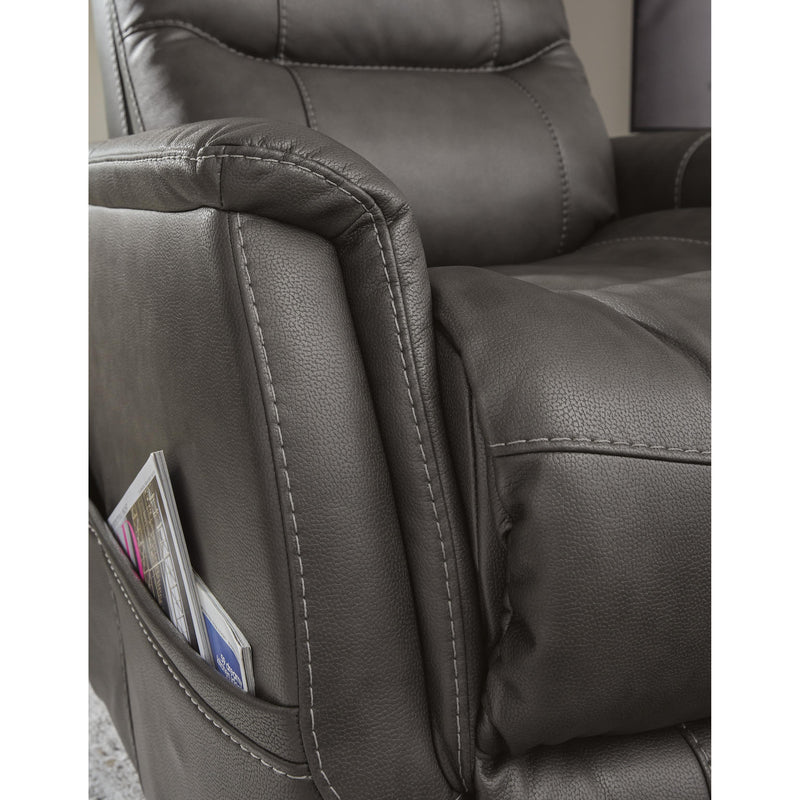 Signature Design by Ashley Strawbill Power Leather Look Recliner 6390912 IMAGE 12