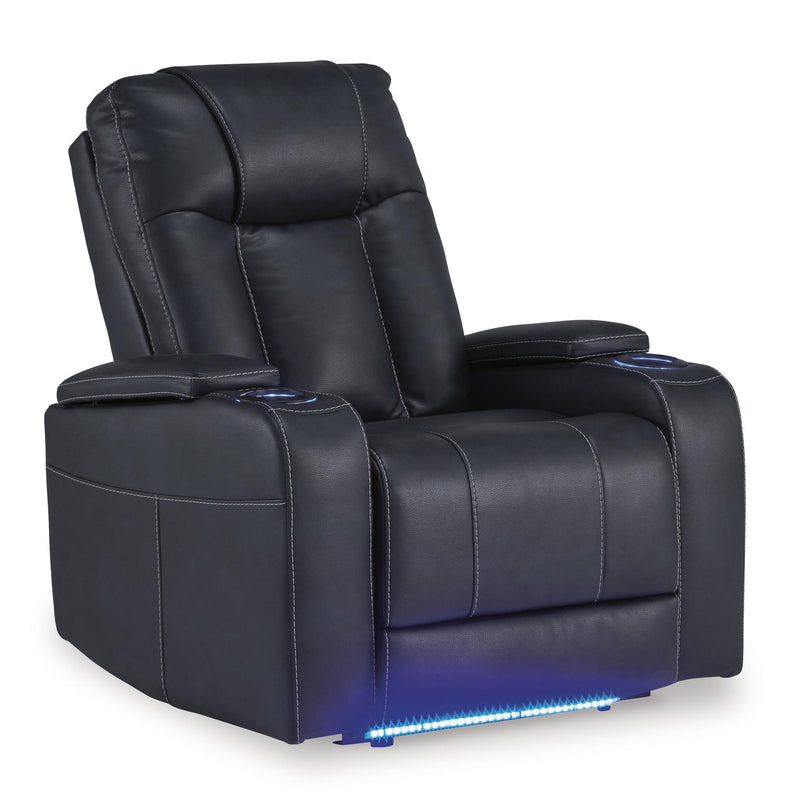 Signature Design by Ashley Feazada Power Leather Look Recliner 6620613 IMAGE 2