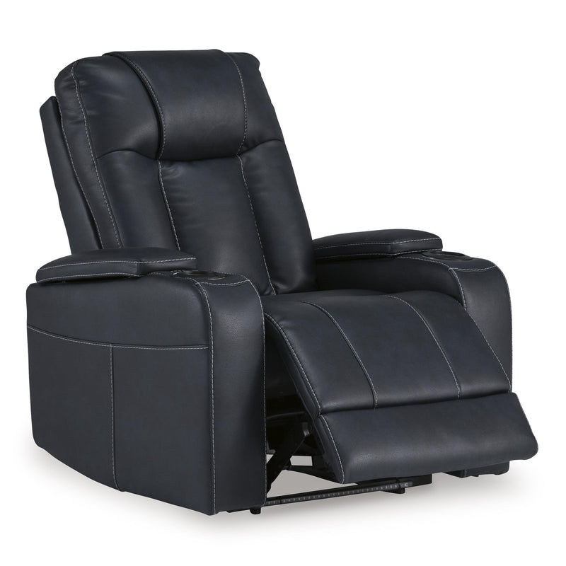 Signature Design by Ashley Feazada Power Leather Look Recliner 6620613 IMAGE 3