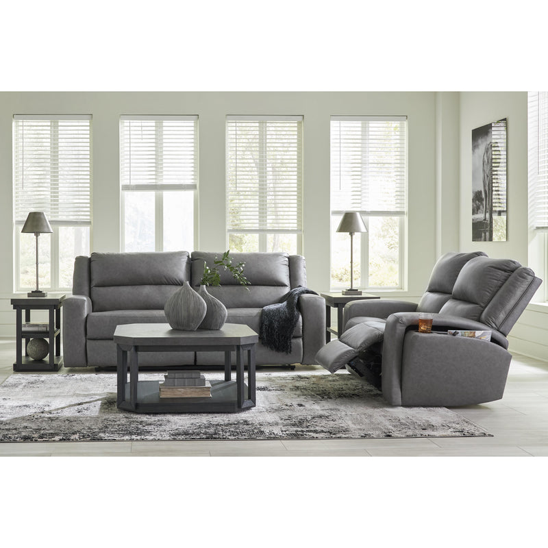 Benchcraft Brixworth Reclining Leather Look Sofa 6910681 IMAGE 9