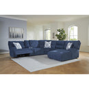 Signature Design by Ashley Acklen Place 93607S1 6 pc Power Reclining Sectional with Chaise IMAGE 2