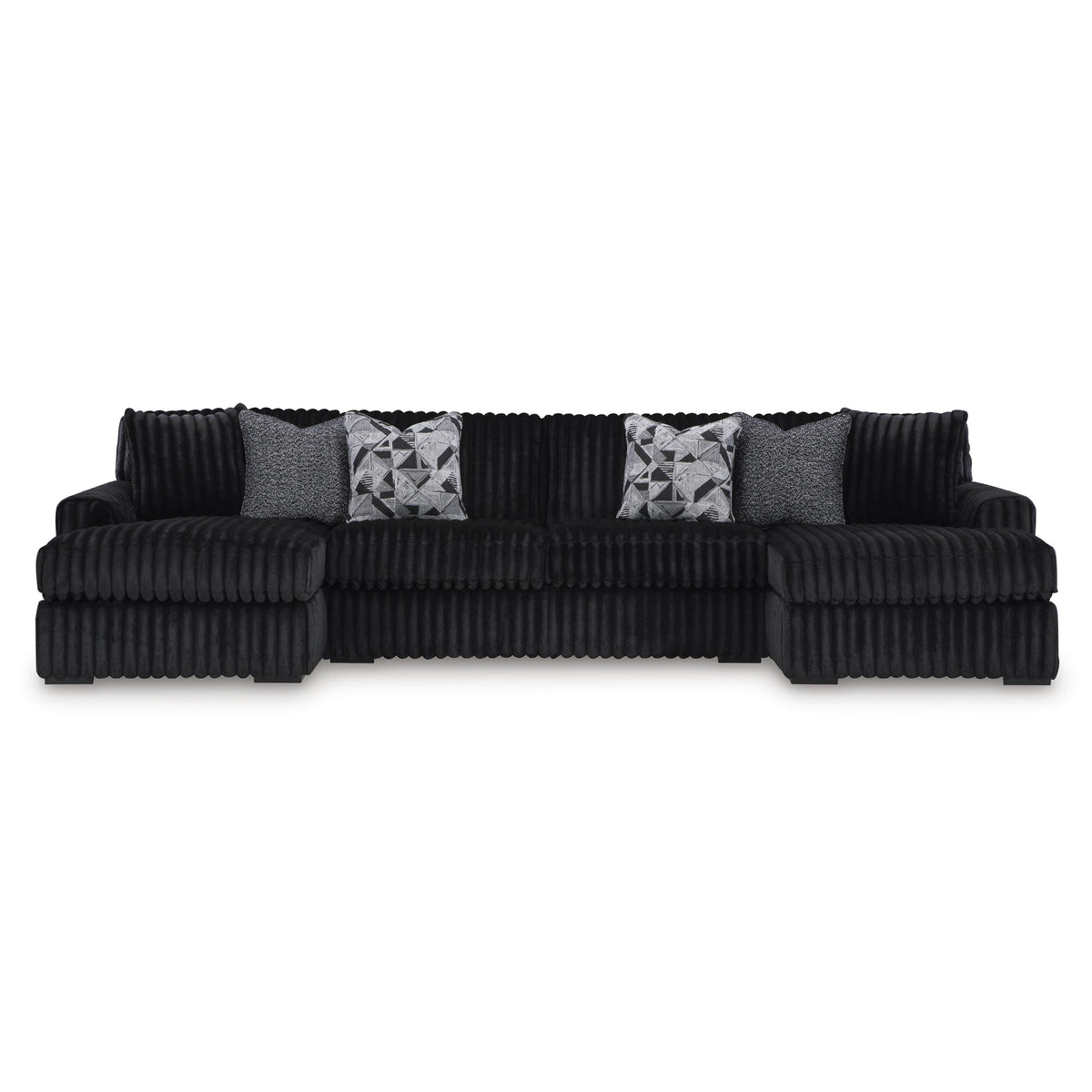 Signature Design by Ashley Midnight-Madness 98103S5 3 pc Sectional wit