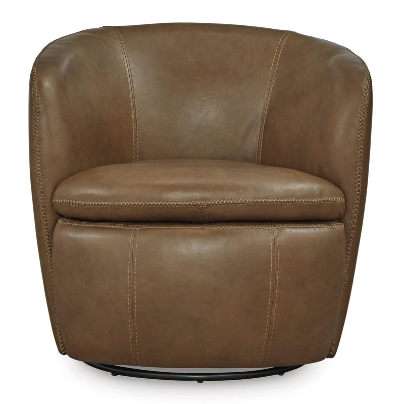 Signature Design by Ashley Kierreys Swivel Leather Accent Chair A3000700 IMAGE 2