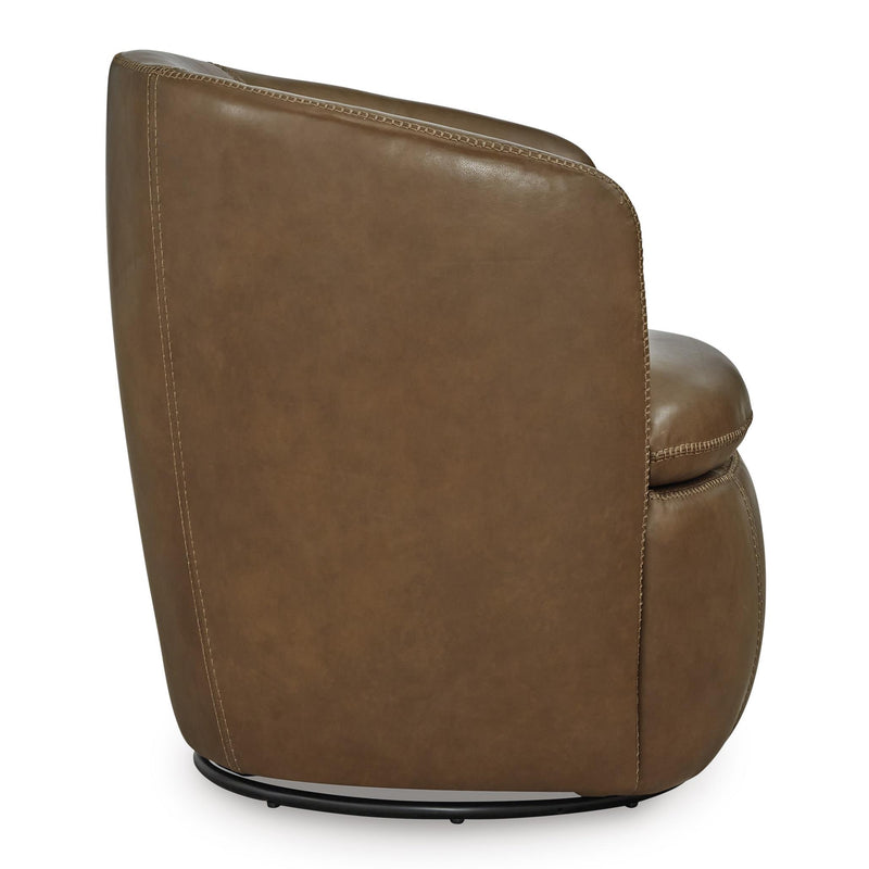 Signature Design by Ashley Kierreys Swivel Leather Accent Chair A3000700 IMAGE 3