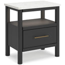  Signature Design by Ashley Cadmori B2616-91 One Drawer Night Stand IMAGE 2