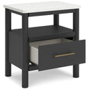  Signature Design by Ashley Cadmori B2616-91 One Drawer Night Stand IMAGE 3
