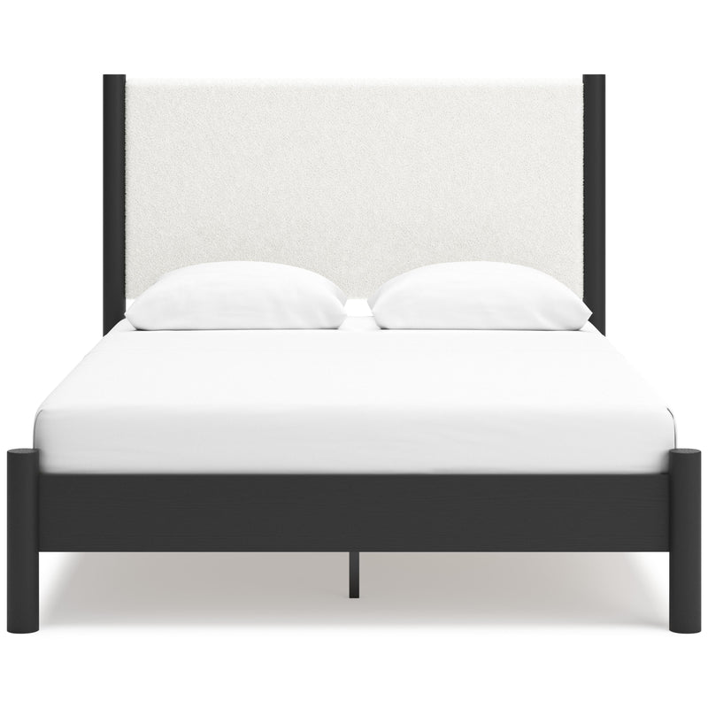 Signature Design by Ashley Cadmori Queen Upholstered Panel Bed B2616-57/B2616-54/B100-13 IMAGE 2