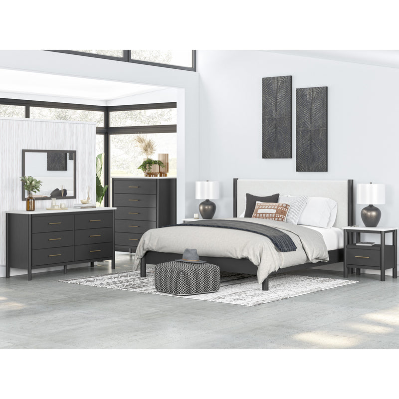 Signature Design by Ashley Cadmori King Upholstered Panel Bed B2616-58/B2616-56/B100-14 IMAGE 8