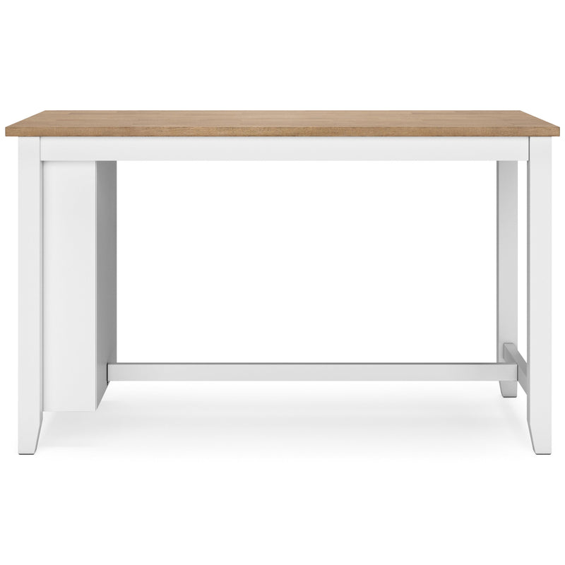 Signature Design by Ashley Gesthaven Counter Height Dining Table with Trestle Base D398-13 IMAGE 2