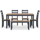  Signature Design by Ashley Gesthaven D399-325 Dining Room Table Set IMAGE 2