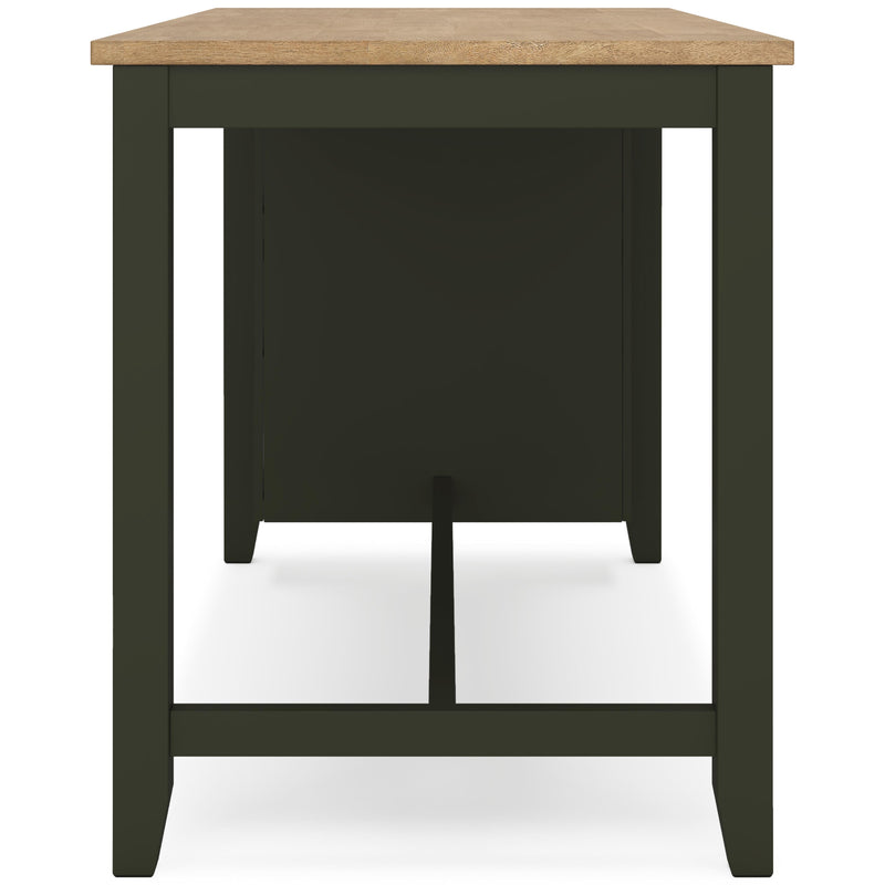 Signature Design by Ashley Gesthaven Counter Height Dining Table with Trestle Base D401-13 IMAGE 4