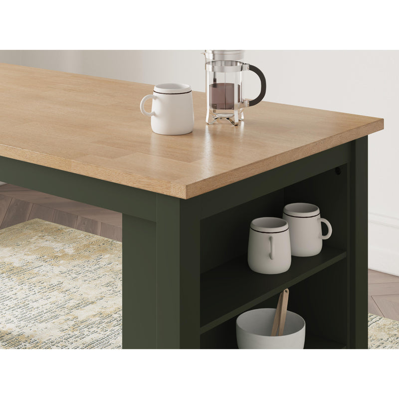 Signature Design by Ashley Gesthaven Counter Height Dining Table with Trestle Base D401-13 IMAGE 8