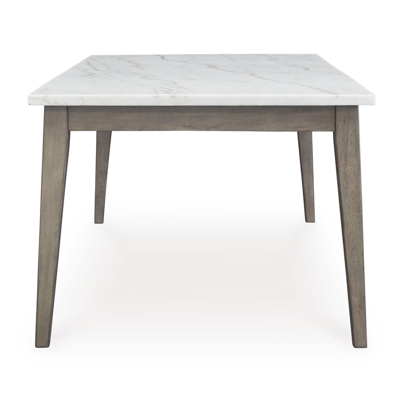 Signature Design by Ashley Loyaska Dining Table with Marble Top D789-125 IMAGE 3