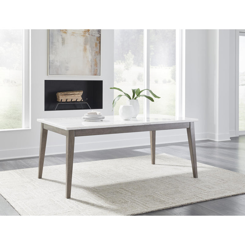 Signature Design by Ashley Loyaska Dining Table with Marble Top D789-125 IMAGE 5