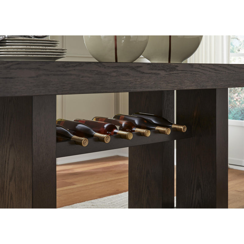 Signature Design by Ashley Burkhaus Counter Height Dining Table with Trestle Base D984-32 IMAGE 5