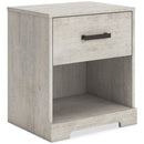  Signature Design by Ashley Shawburn EB4123-291 One Drawer Night Stand IMAGE 1