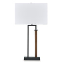 Signature Design by Ashley Voslen L204554 Metal Table Lamp IMAGE 1