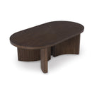  Signature Design by Ashley Korestone T689-0 Oval Cocktail Table IMAGE 5