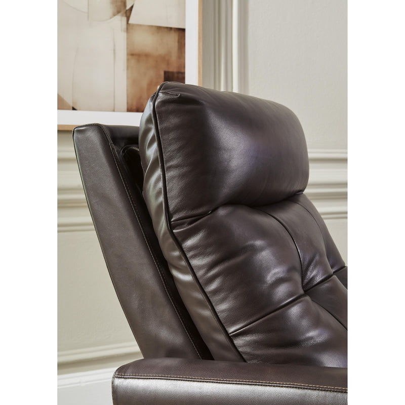 Signature Design by Ashley Pisgham Power Leather Match Recliner U1050013 IMAGE 9