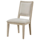  Coaster Furniture Trofello 123122 Cushioned Dining Side Chair - White Washed IMAGE 3