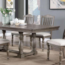  Furniture of America Newcastle CM3254GY-T-TABLE Dining Table IMAGE 1