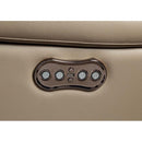  Furniture of America Gaspe Power Leather Recliner CM6739LB-CH-PM IMAGE 3
