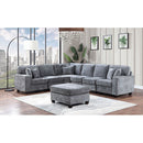  Furniture of America Cajeme Fabric Sectional CM6744GY-SECT IMAGE 1