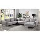  Furniture of America Laufen Reclining Fabric Sectional CM6745GY-SECT IMAGE 3