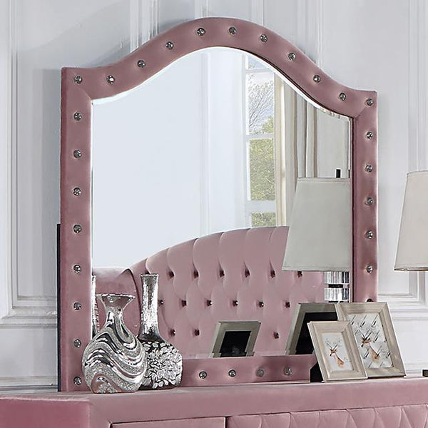 dresser with mirror pink Ritzi Pink Dresser & Mirror