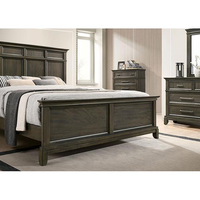 Furniture of America Houston California King Panel Bed CM7221GY-CK-BED IMAGE 3