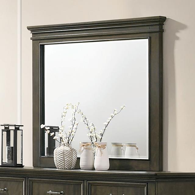 Furniture of America Houston Dresser Mirror CM7221GY-M IMAGE 1