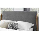 Furniture of America Ulstein King Upholstered Platform Bed CM7266GY-EK-BED IMAGE 3