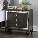  Furniture of America Calandria 3-Drawer Nightstand CM7320GY-N IMAGE 1