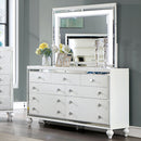  Furniture of America Calandria Dresser CM7320WH-D IMAGE 1