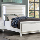  Furniture of America Calandria King Bed CM7320WH-EK-BED IMAGE 1