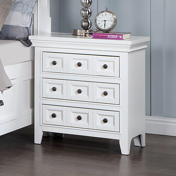 Furniture of America Castile 3-Drawer Nightstand CM7413WH-N IMAGE 1